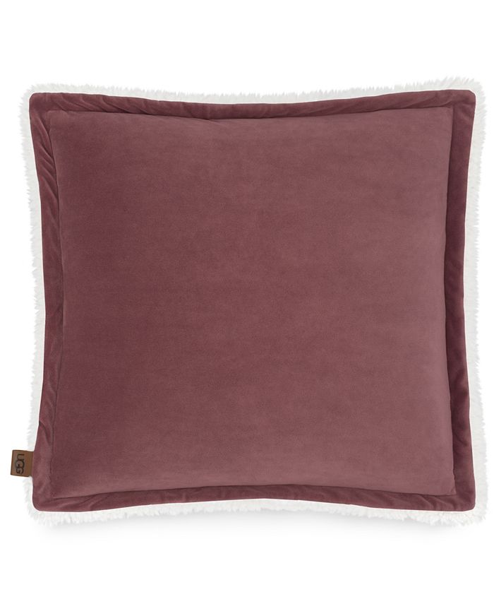 UGG® Bliss Plush Sherpa Decorative Pillow, 20" x 20" Macy's