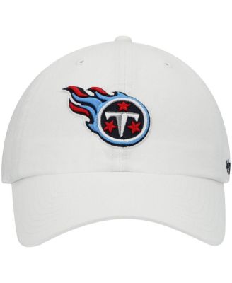 Men's '47 White Tennessee Titans Clean Up Adjustable Hat
