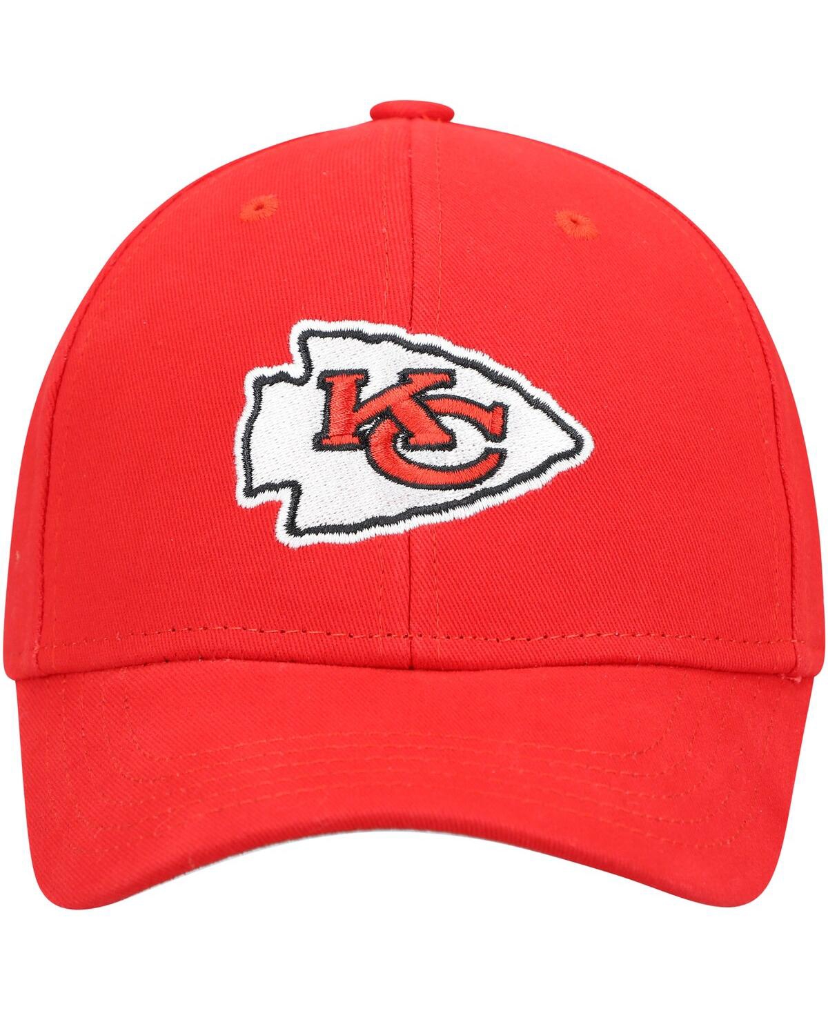 47 Brand Little Boys And Girls ' Red Kansas City Chiefs Basic Mvp Adjustable Hat In Red