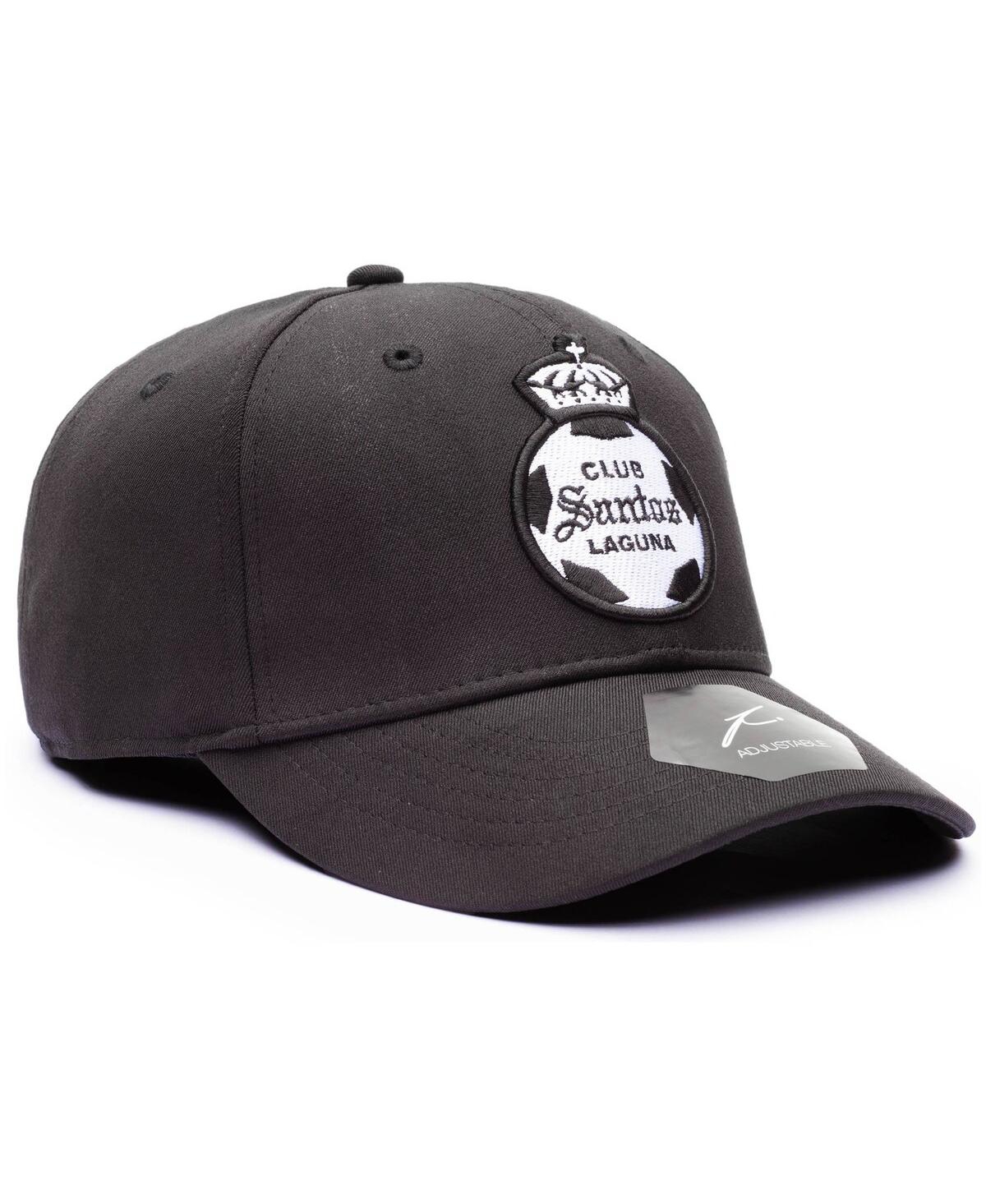 Shop Fan Ink Men's Fi Collection Black Santos Laguna Hit Adjustable Hat