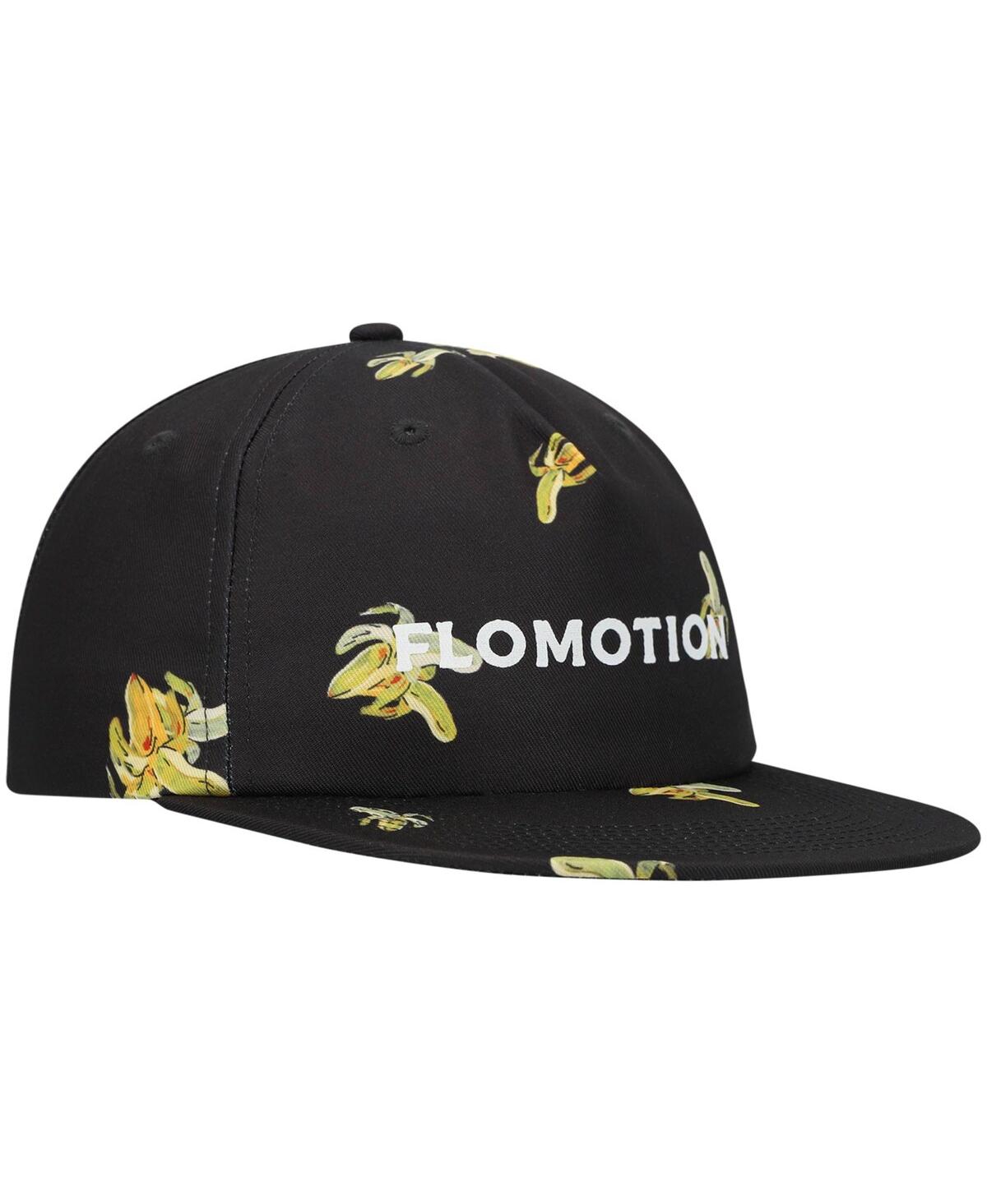Shop Flomotion Men's  Black Nanners Snapback Hat