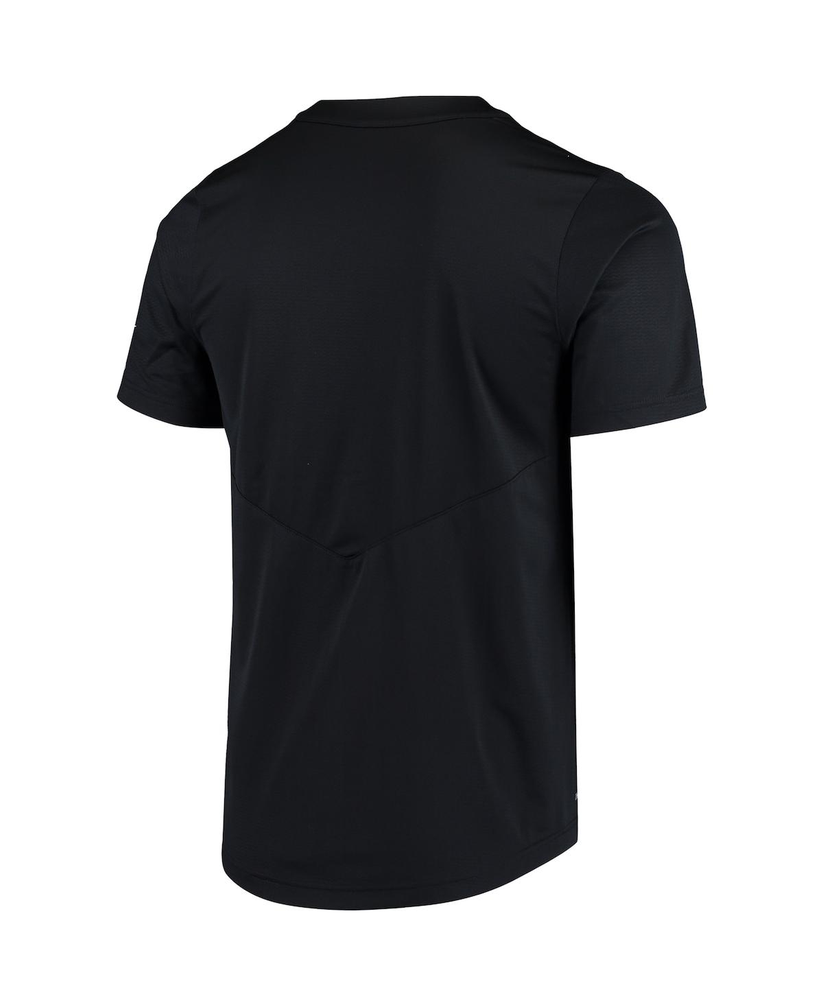 Men's NikeVanderbilt Commodores Vapor Untouchable Elite Replica Full-Button Baseball Jersey - Black