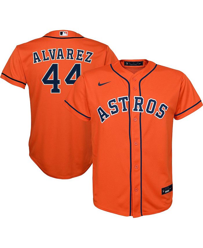 Nike Big Boys Yordan Alvarez Orange Houston Astros Alternate