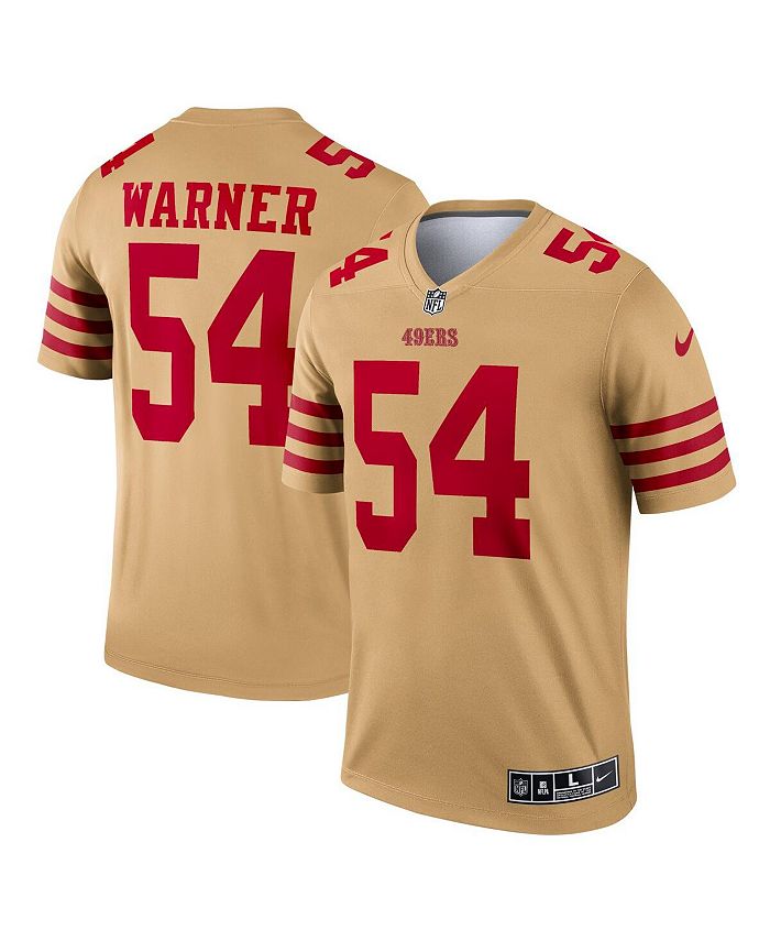 Nike Men's Fred Warner Gold San Francisco 49ers Inverted Legend