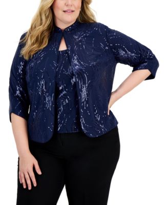 Alex evening plus tops best sale