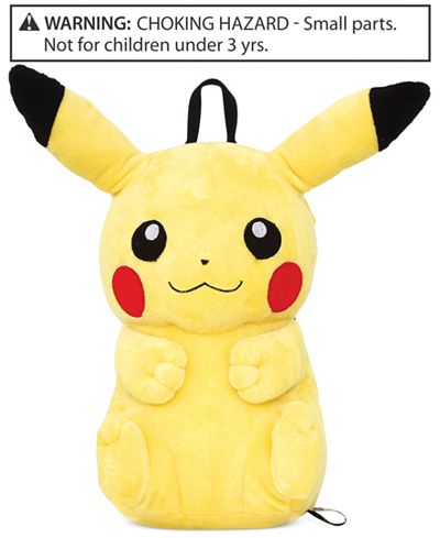 pokemon pikachu plush backpack