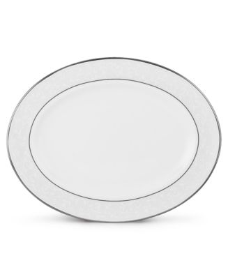Lenox Opal Innocence Medium Oval Platter '13 - Macy's