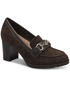 Porshaa Loafer Dress Pumps, Created for Macy's