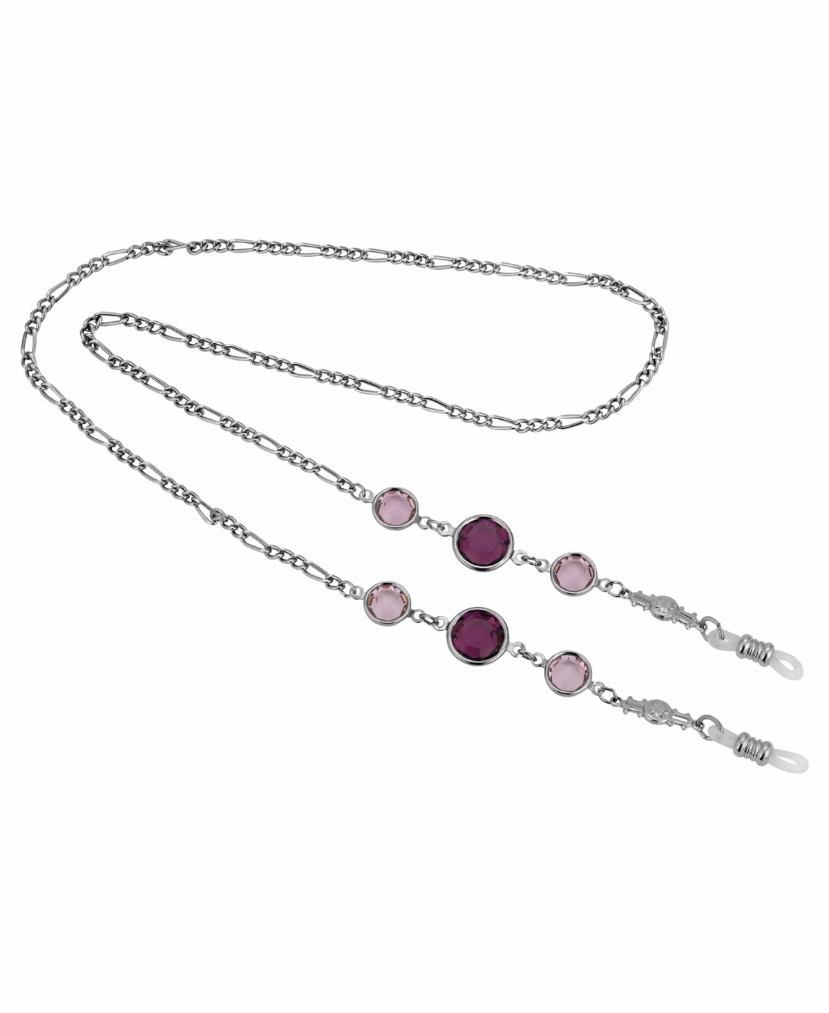 2028 Women's Swarovski Crystal Eyeglass Holder Necklace In Purple