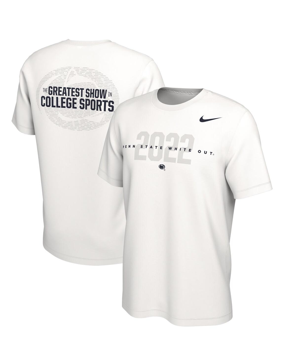 Men's Nike White Penn State Nittany Lions 2022 White Out Student T-Shirt