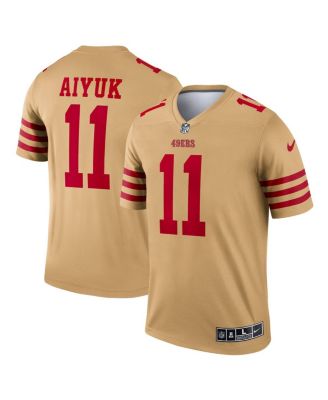 Nike Men's Brandon Aiyuk Gold San Francisco 49ers Inverted Legend