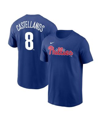 Nike Men's Nick Castellanos Royal Philadelphia Phillies Name & Number T ...