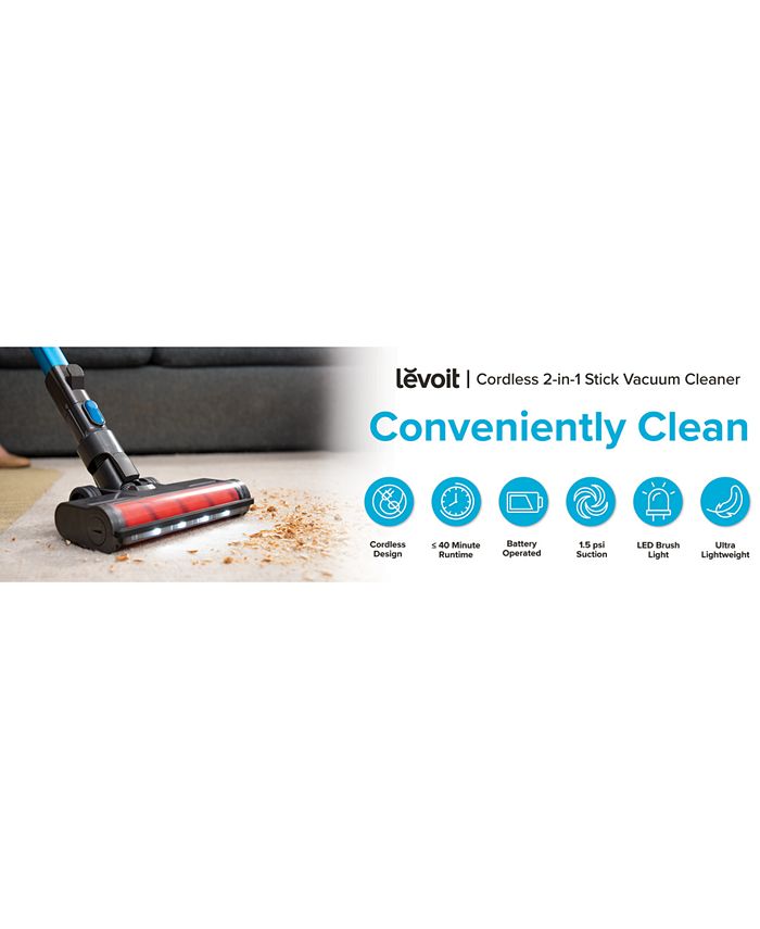 Levoit LVAC120 Cordless Stick Vacuum Cleaner Macy's