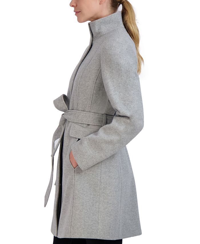 Laundry by Shelli Segal Women's SingleBreasted Belted Walker Coat