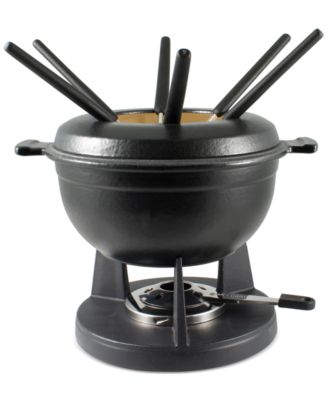 Lucerne 10-Pc Cast Iron Fondue Set