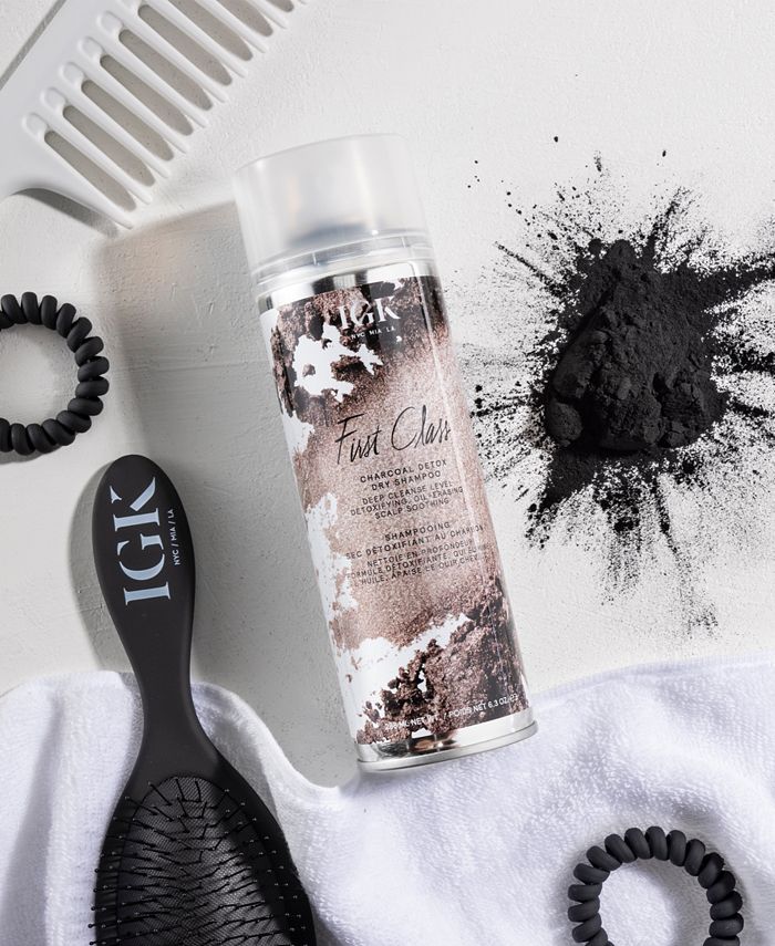 IGK Hair First Class Charcoal Detox Dry Shampoo, 6.3 oz. Macy's