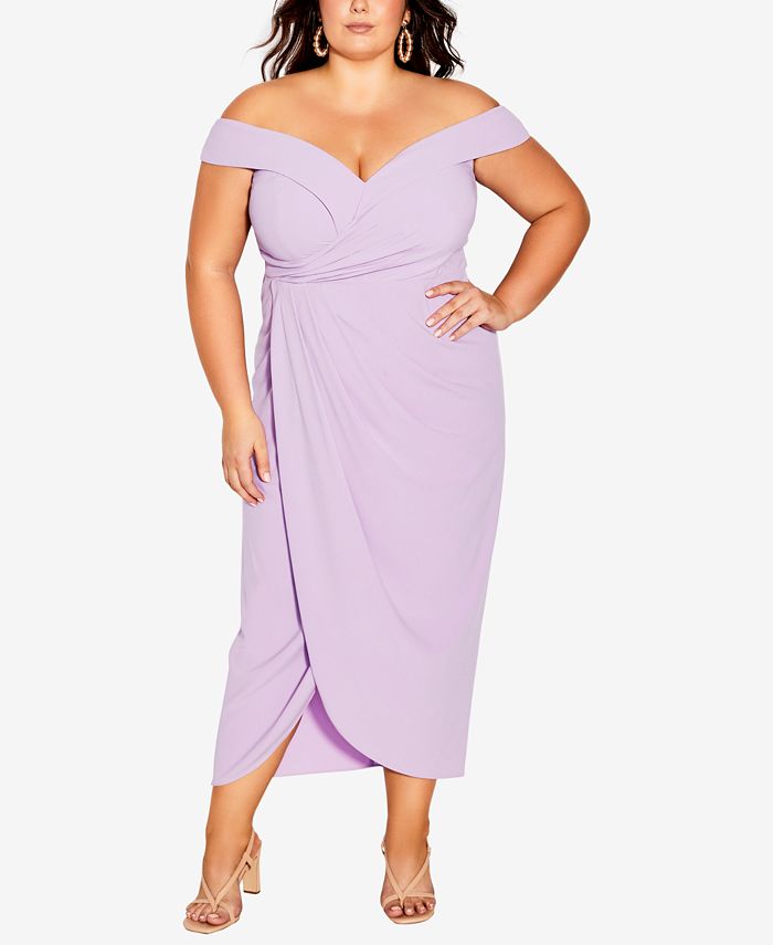 Rippled love dress city chic top