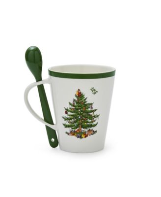 Christmas Tree Mug & Spoon Set