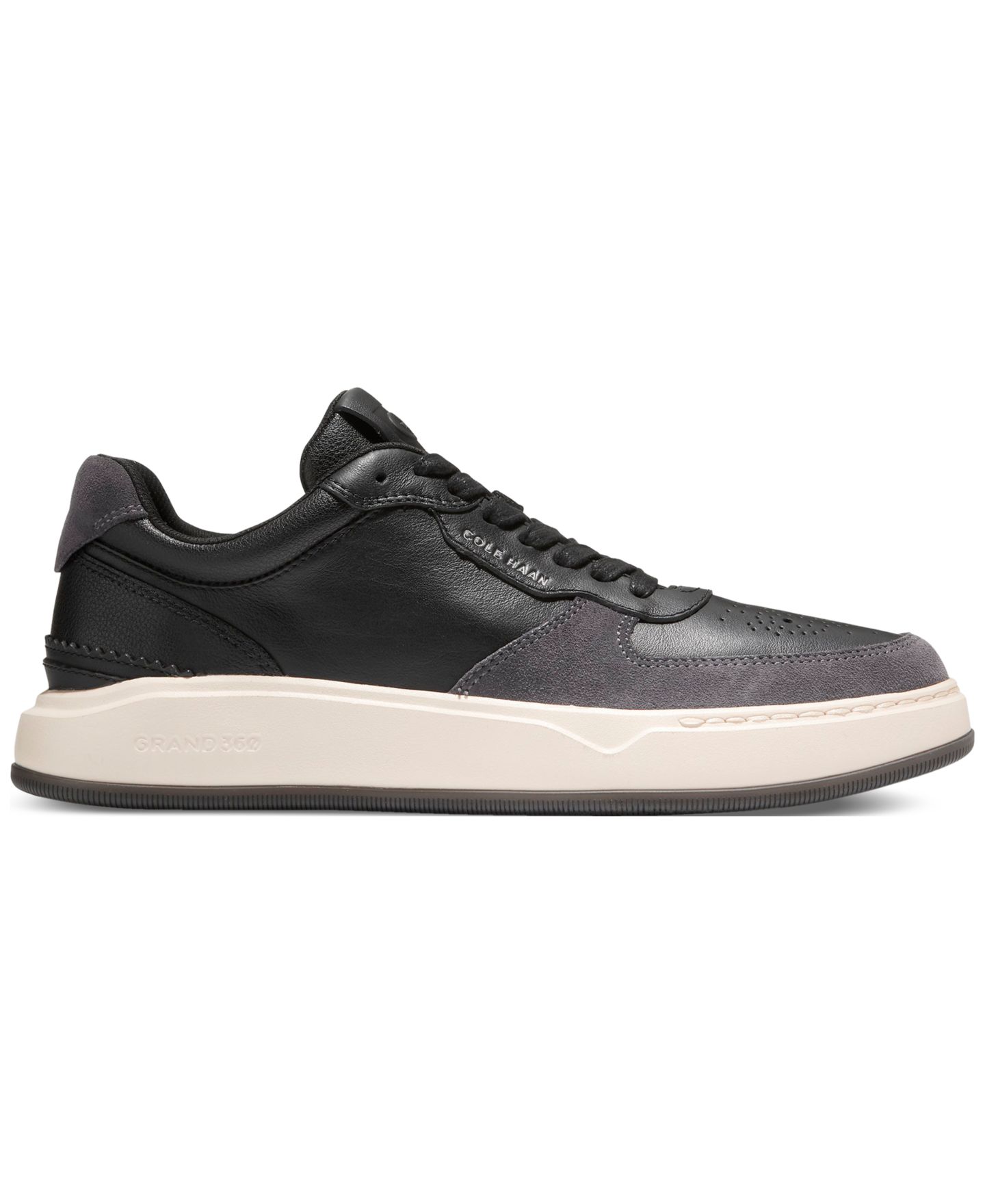 Мужские кроссовки Cole Haan GrandPro Crossover, цвет: Чёрный кожаный — фото 2