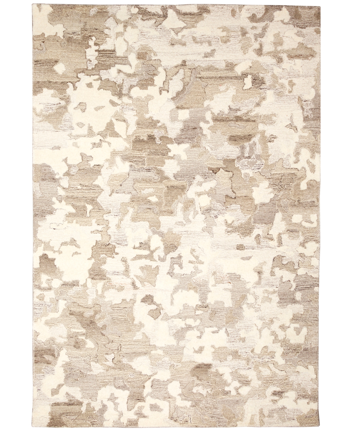 Liora Manne' Hana Abstract 7'6in x 9'6in Area Rug - Beige