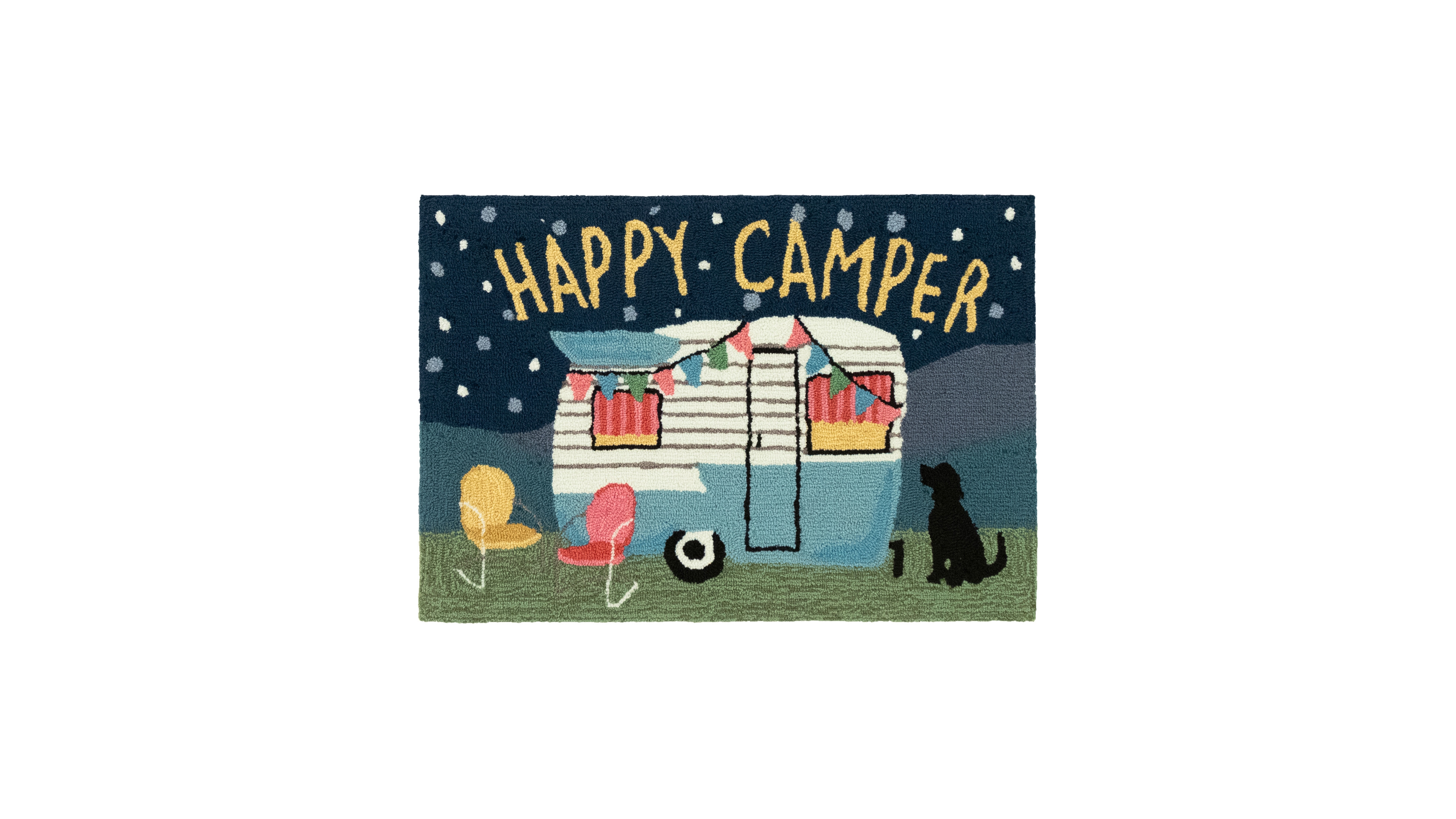 Liora Manne' Frontporch Happy Camper 2' x 3' Outdoor Area Rug