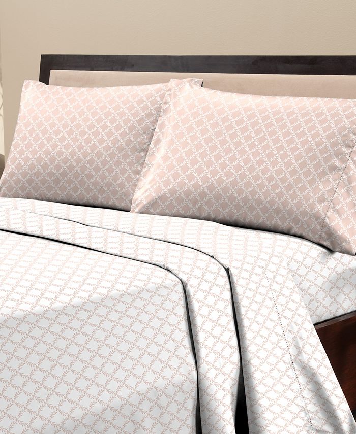 Jessica Sanders Trellis Rose Turnstyle Reversible Printed Super Soft