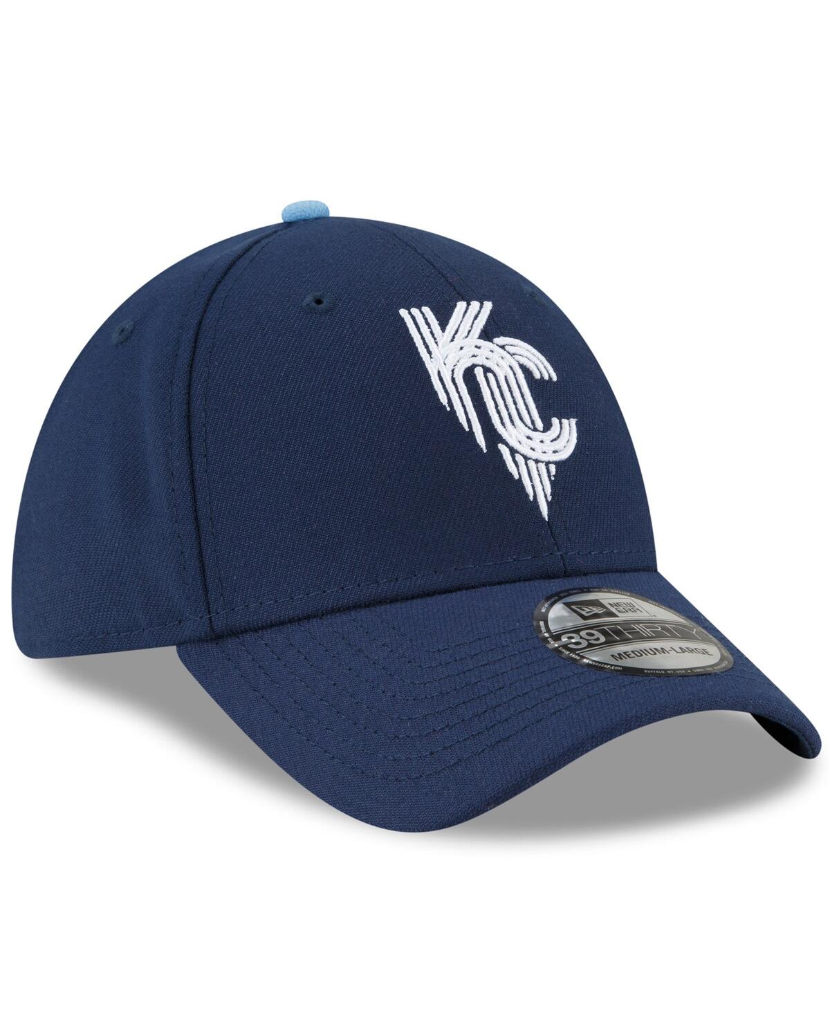 NEW ERA MEN'S NEW ERA NAVY KANSAS CITY ROYALS CITY CONNECT 39THIRTY FLEX HAT 