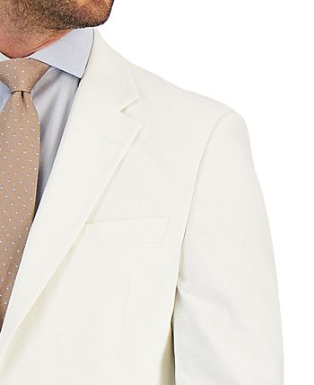 Nautica Men's Modern-Fit Cotton/Linen Blend Suit & Reviews - Suits ...