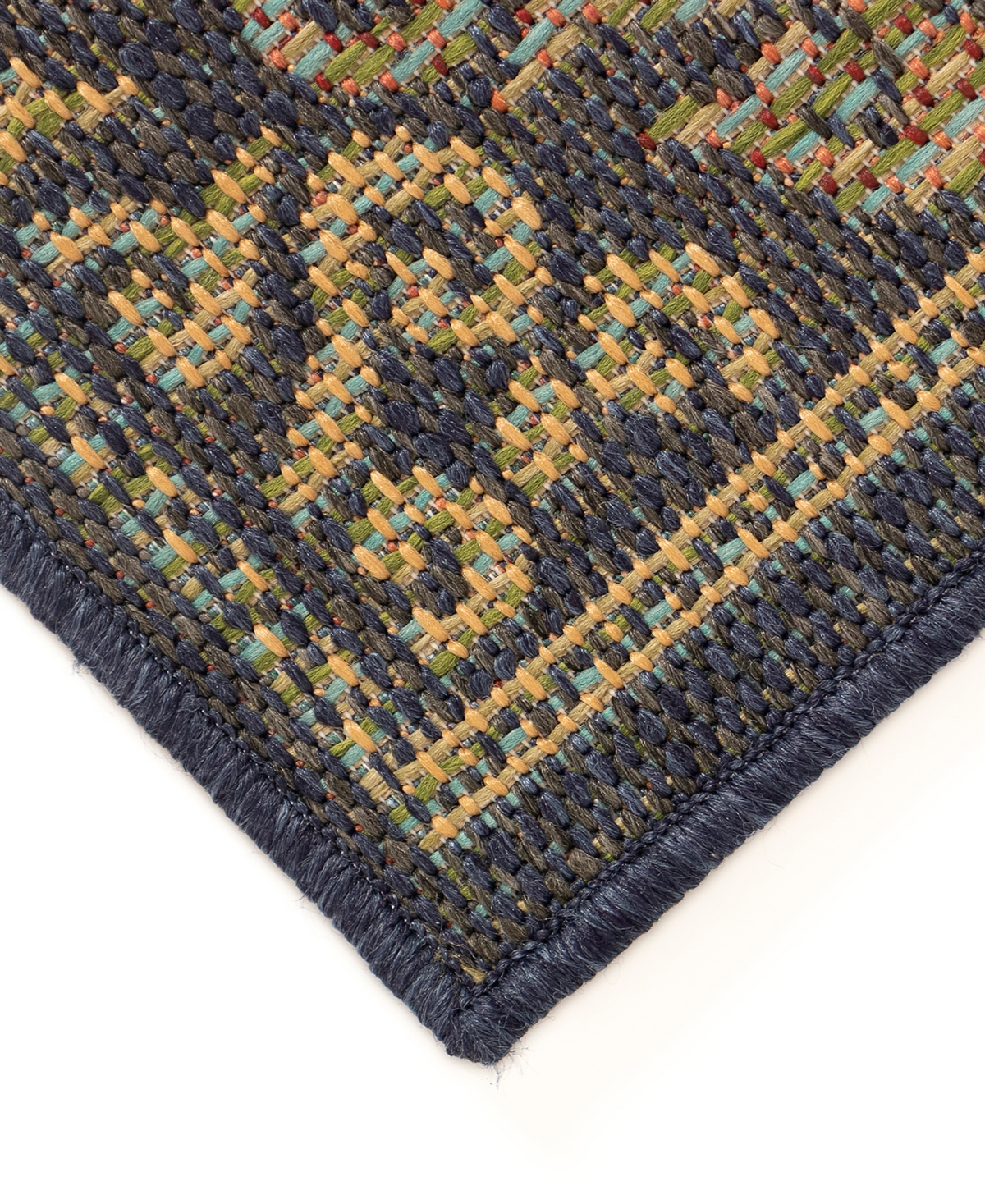 Liora Manne' Patio Suzani Diamonds Runner Outdoor Area Rug