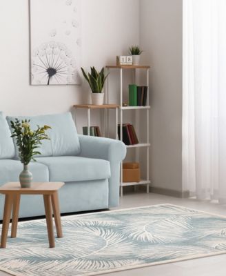 Carmel Fronds 4'10" x 7'6" Outdoor Area Rug