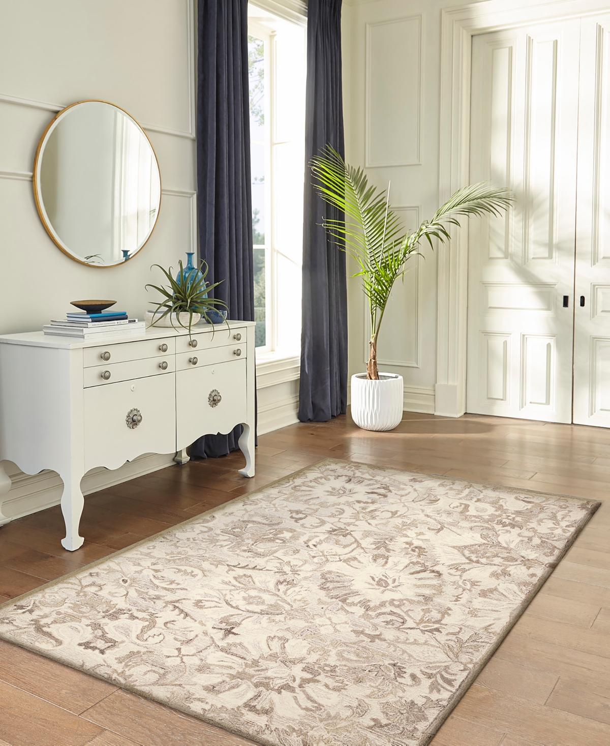 Liora Manne' Hana Flora 5' x 7'6" Area Rug