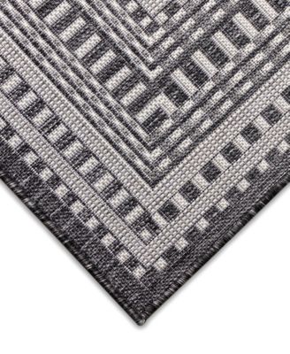 Malibu Etched Border Area Rug