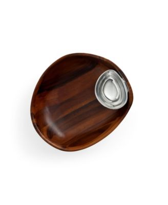 Portables Wood Chip and Dip 2 Piece Set