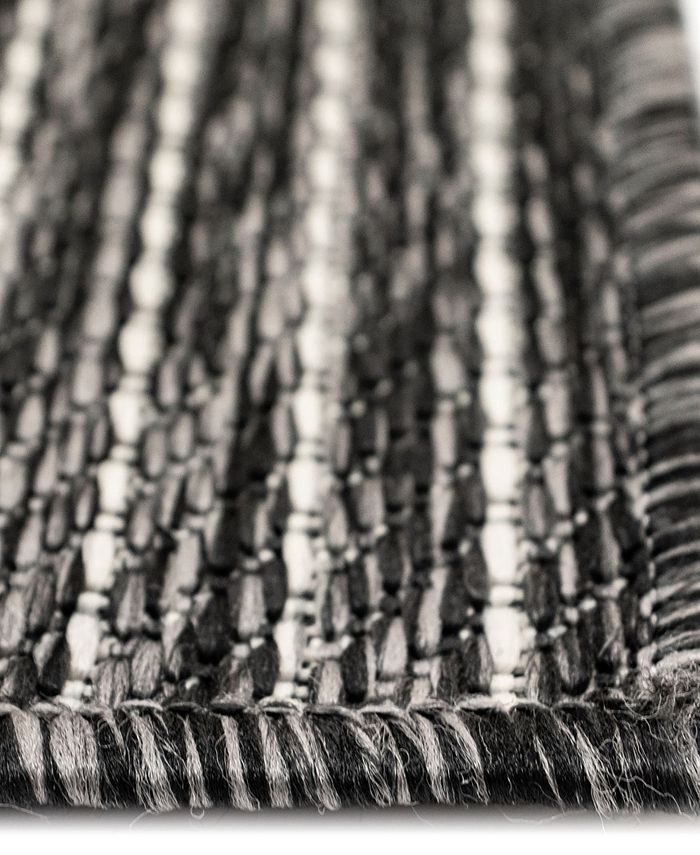 Liora Manne' Carmel Texture Stripe 1'11" x 4'11" Runner Outdoor Area