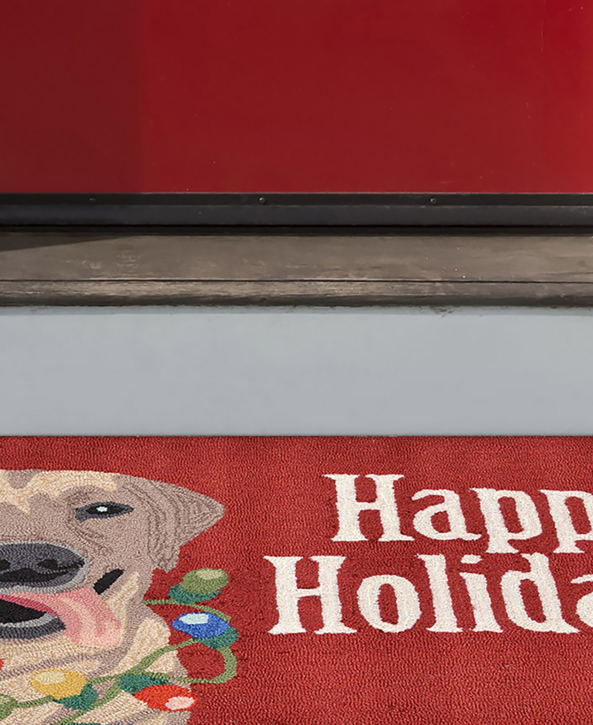 Liora Manne' Frontporch Happy Holidays Outdoor Area Rug