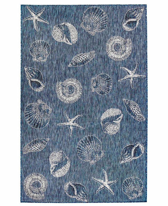 Liora Manne' Carmel Shells 8'10" x 11'9" Outdoor Area Rug Macy's