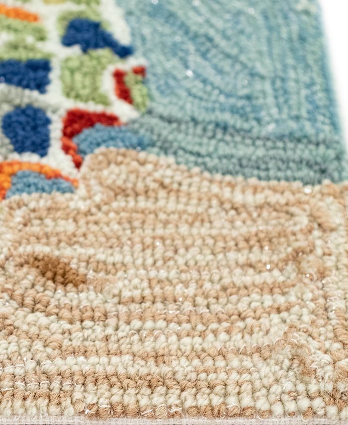 Liora Manne' Frontporch Mermaid Crossing 2' x 5' Runner Outdoor Area