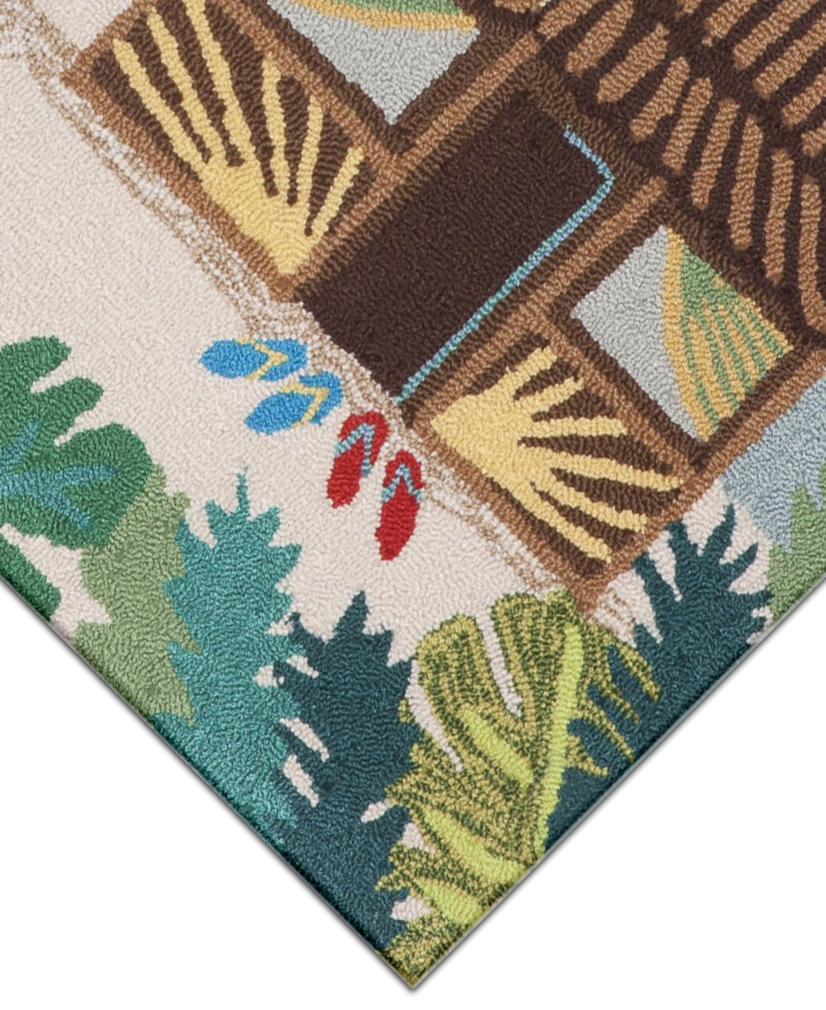 Liora Manne' Frontporch Tiki Hut Outdoor Area Rug