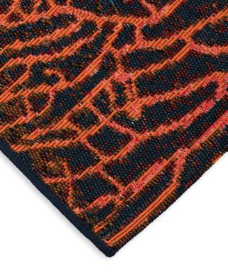 Marina Coral 1'11" x 7'6" Runner Outdoor Area Rug