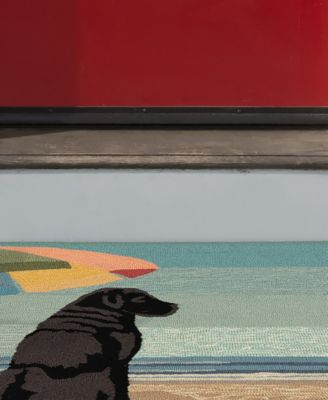 Frontporch Parasol And Pup Area Rug