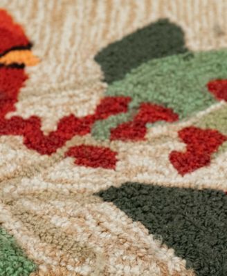 Frontporch Bird Border 2' x 3' Outdoor Area Rug