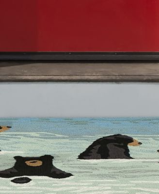 Frontporch Bathing Bears Area Rug