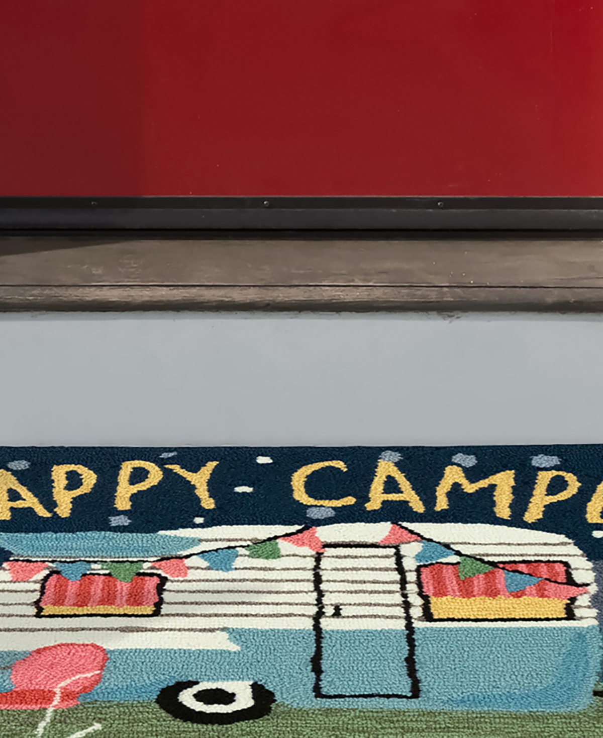 Liora Manne' Frontporch Happy Camper Outdoor Area Rug