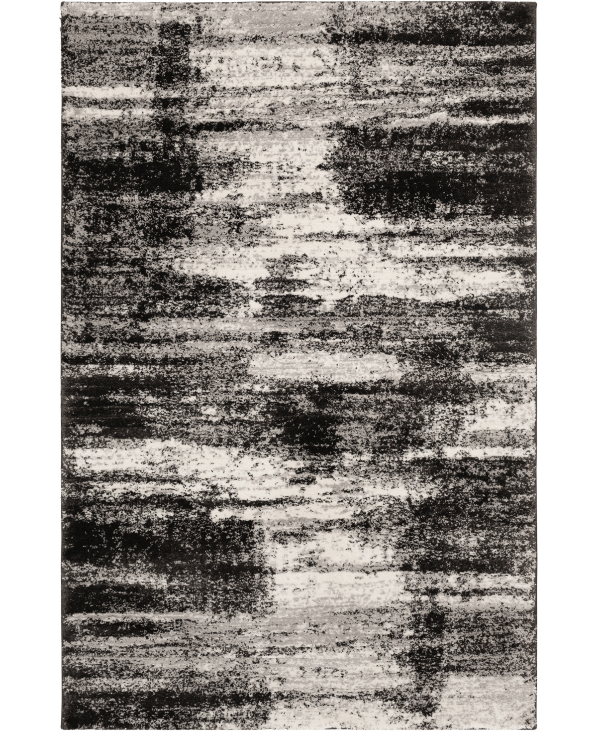Km Home Closeout!  Leisure Haven Shadow 3'3" X 5'3" Area Rug In Gray