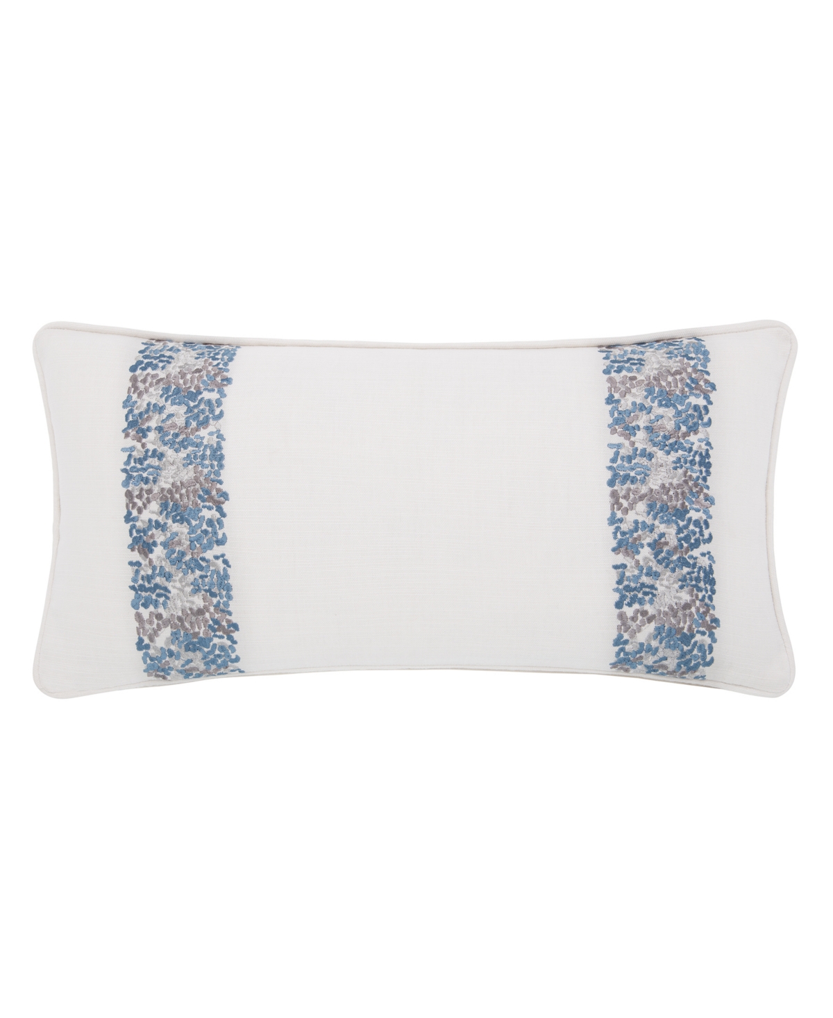 Rose Tree Jillian Decorative Pillow, 11" X 22" Bedding In Azul