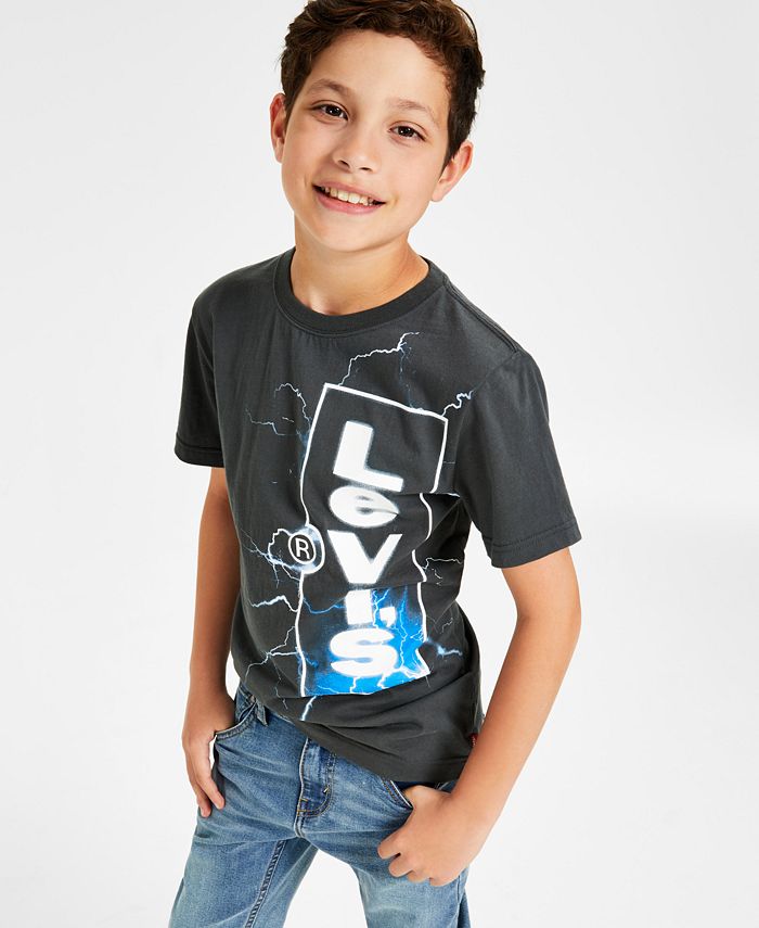Levi's Big Boys Lightning Strike Graphic T-Shirt & Reviews - Shirts & Tops  - Kids - Macy's