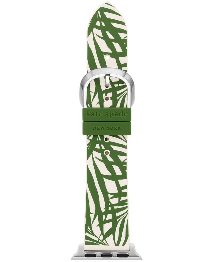 kate spade new york Women's Palm Leaves Silicone Strap & Reviews - All  Fashion Jewelry - Jewelry & Watches - Macy's