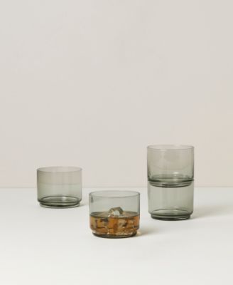 Tuscany Classics Stackable Short Glasses Set, 4 Piece