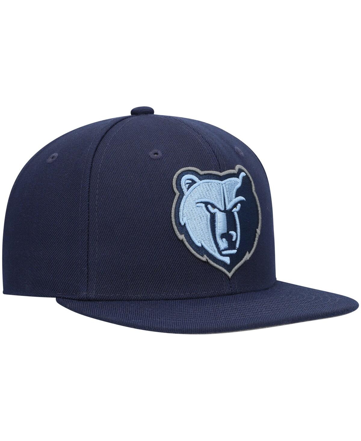 Mitchell & Ness Men's  Navy Memphis Grizzlies Ground 2.0 Snapback Hat In Navy