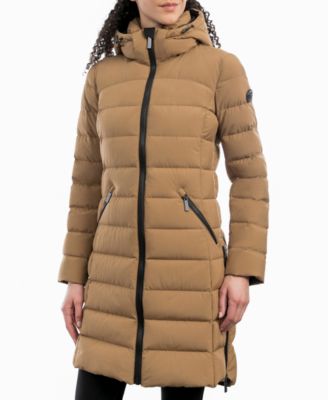 MICHAEL Michael Kors Women s Petite Hooded Down Puffer Coat Created for Macy s Macy s